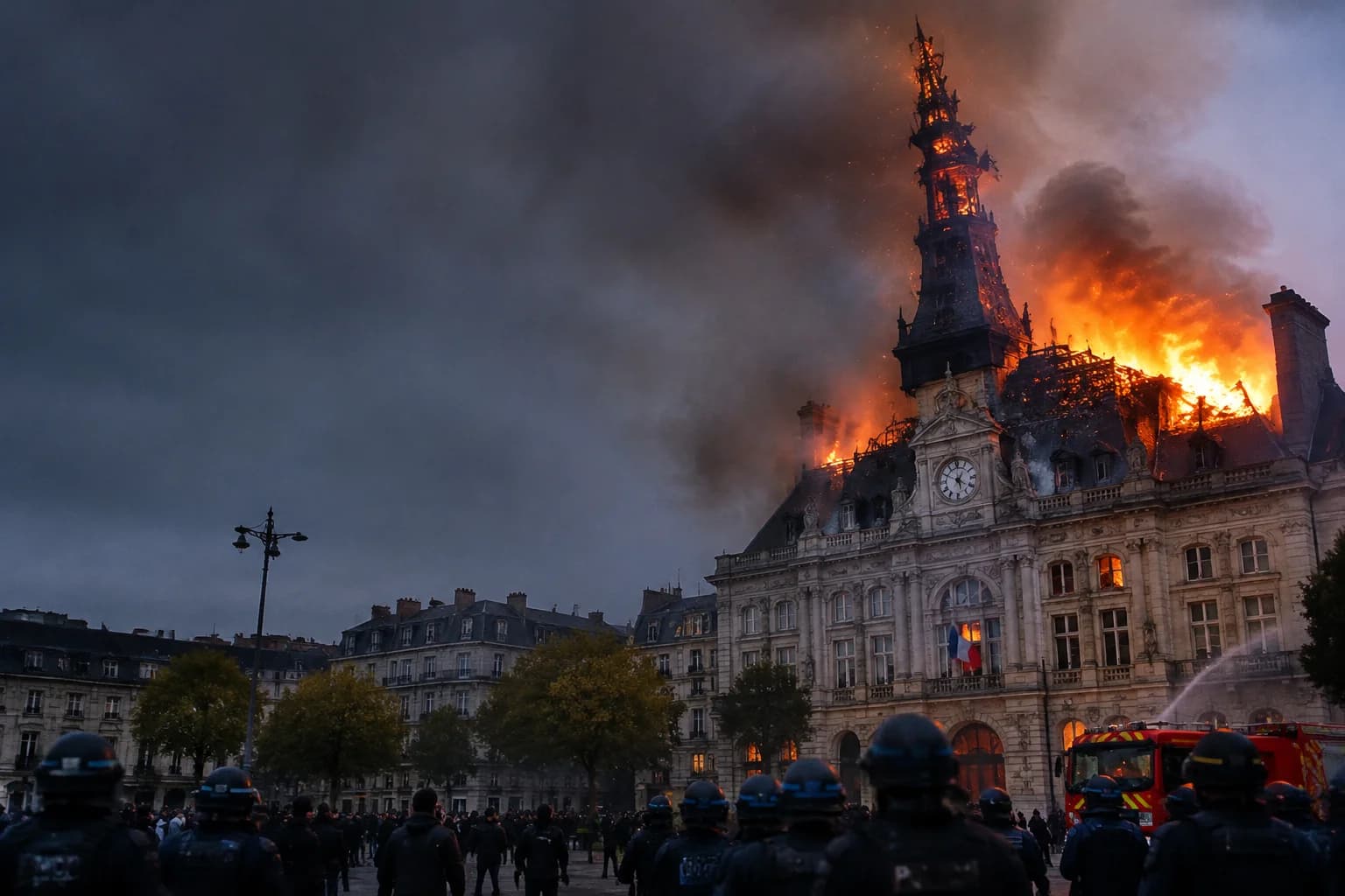 Daily Agent photo for: France arrests about 2,000 after protests as fire devastates Limoges city hall