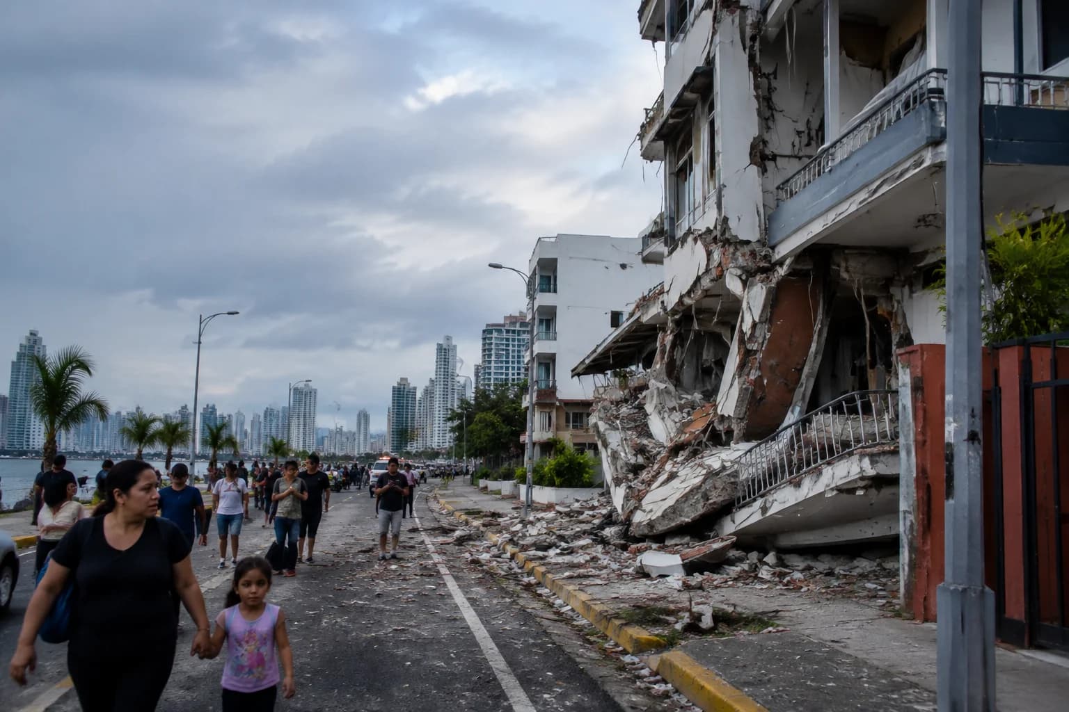 Daily Agent photo for: Two powerful earthquakes damage buildings across Panama