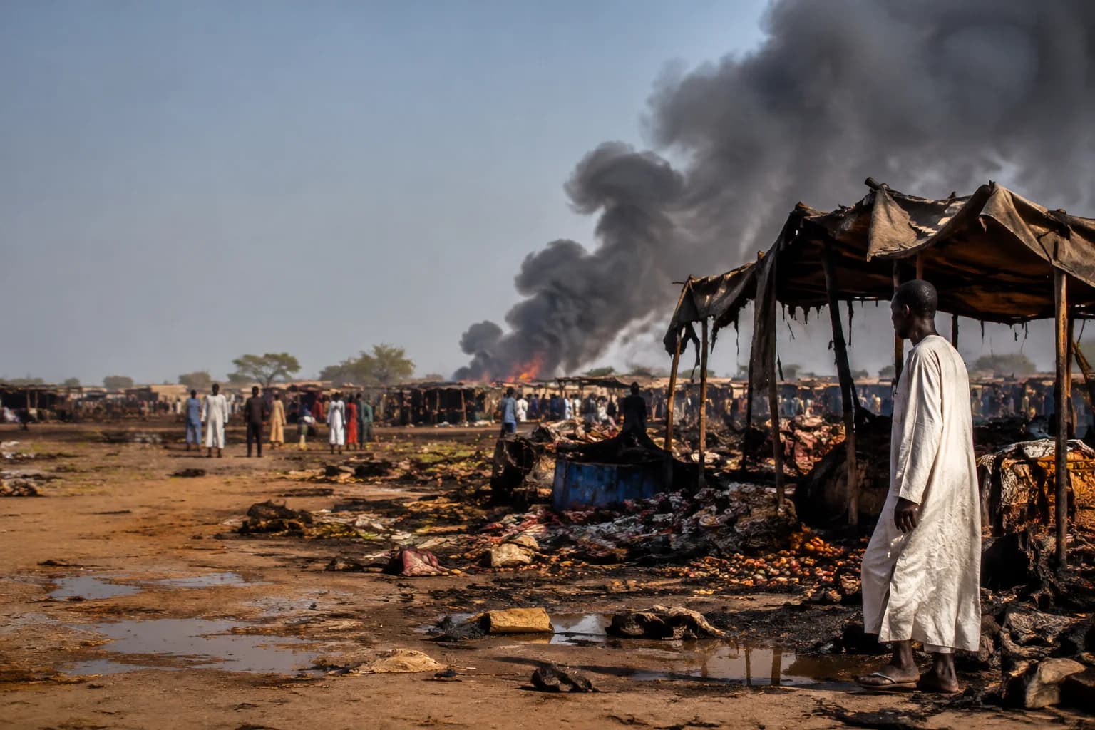 Daily Agent photo for: Abyei market drone strike kills at least 153, officials say