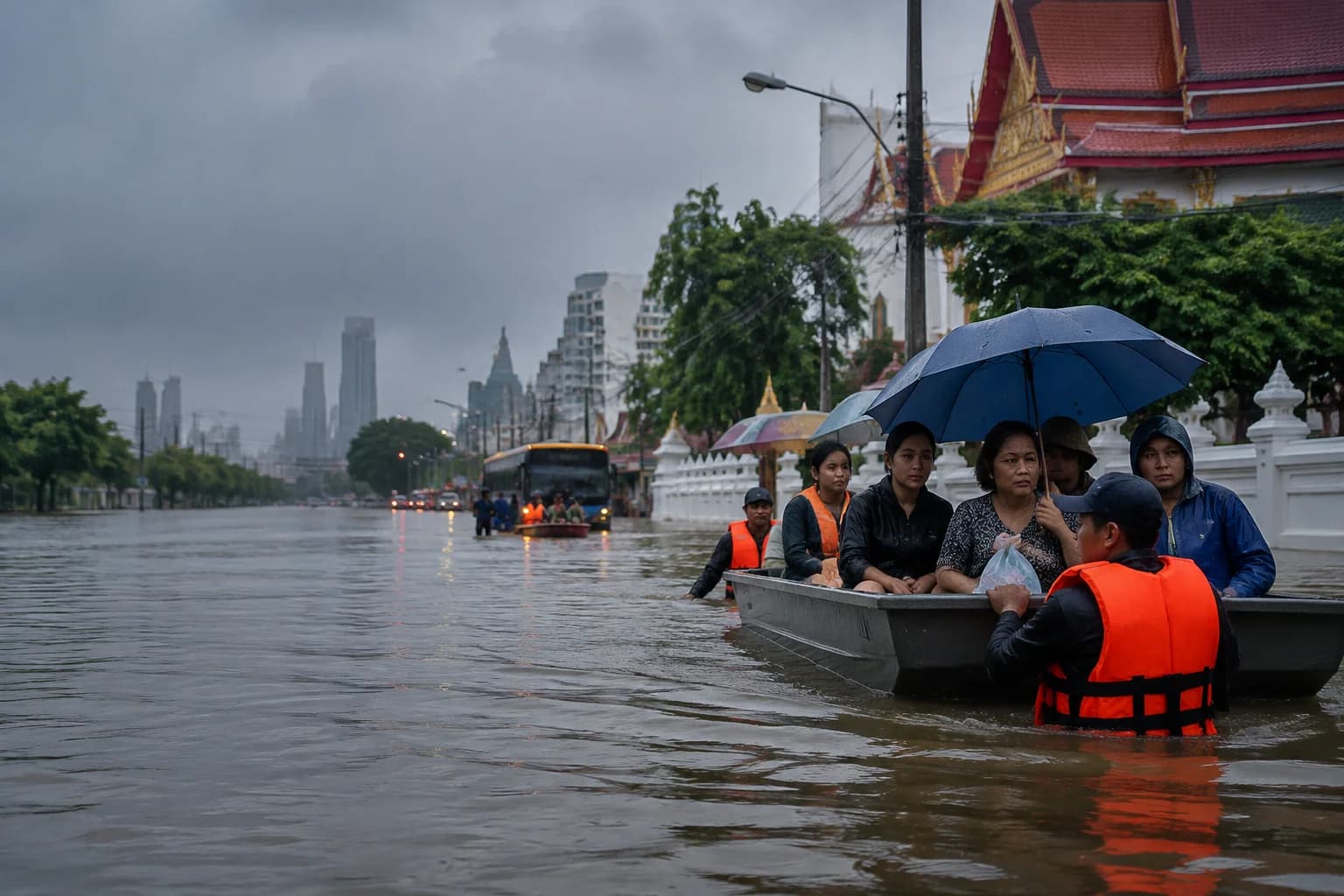 Daily Agent photo for: Bangkok’s flood emergency grows as shelter numbers climb
