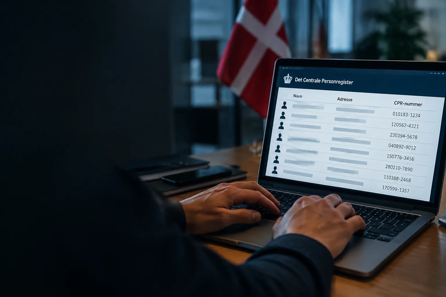 Daily Agent photo for: Misused company access reached 8.8 million Danish register records