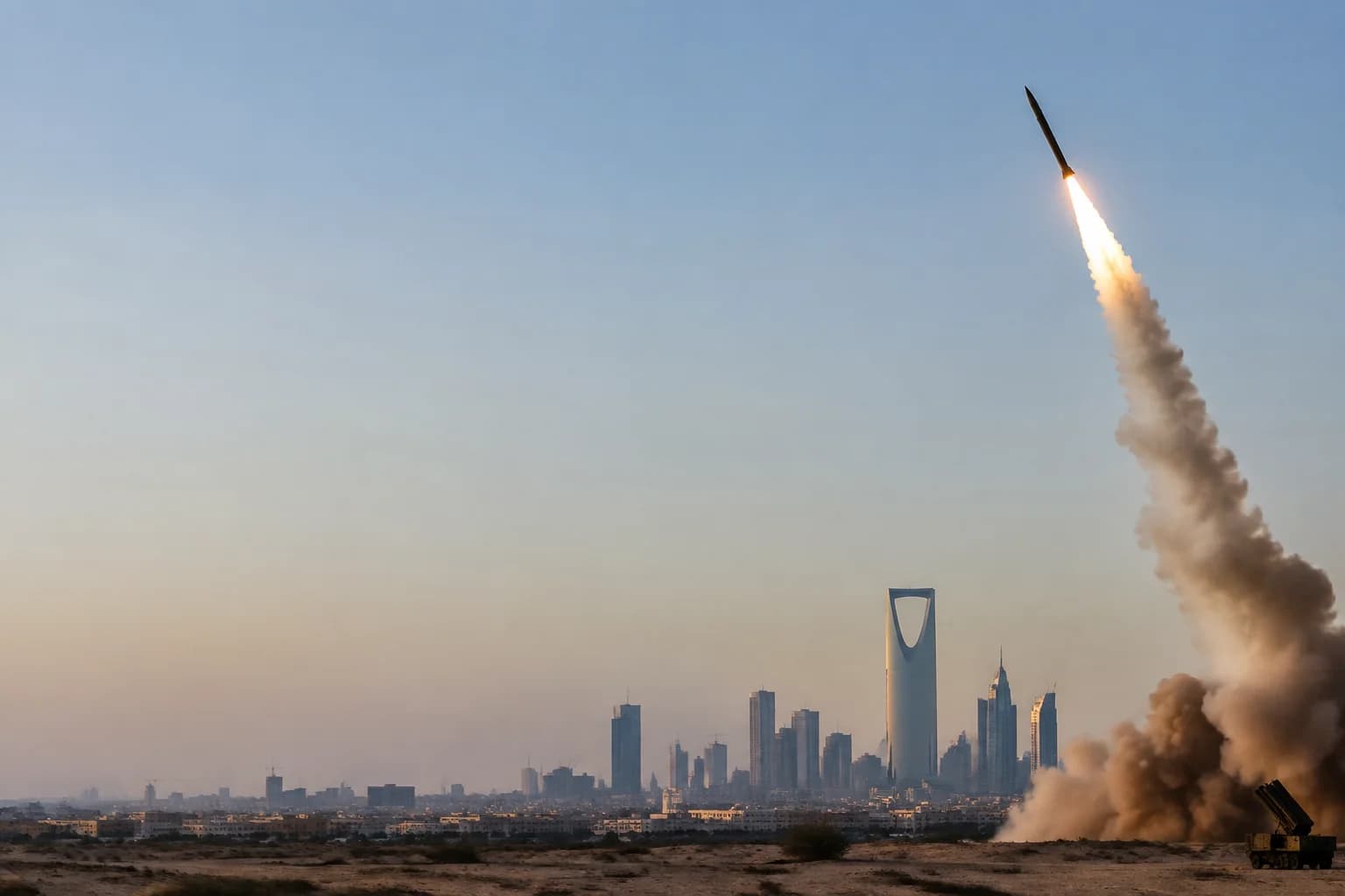 Daily Agent photo for: Houthis target Riyadh as Saudi air defences face a wider war