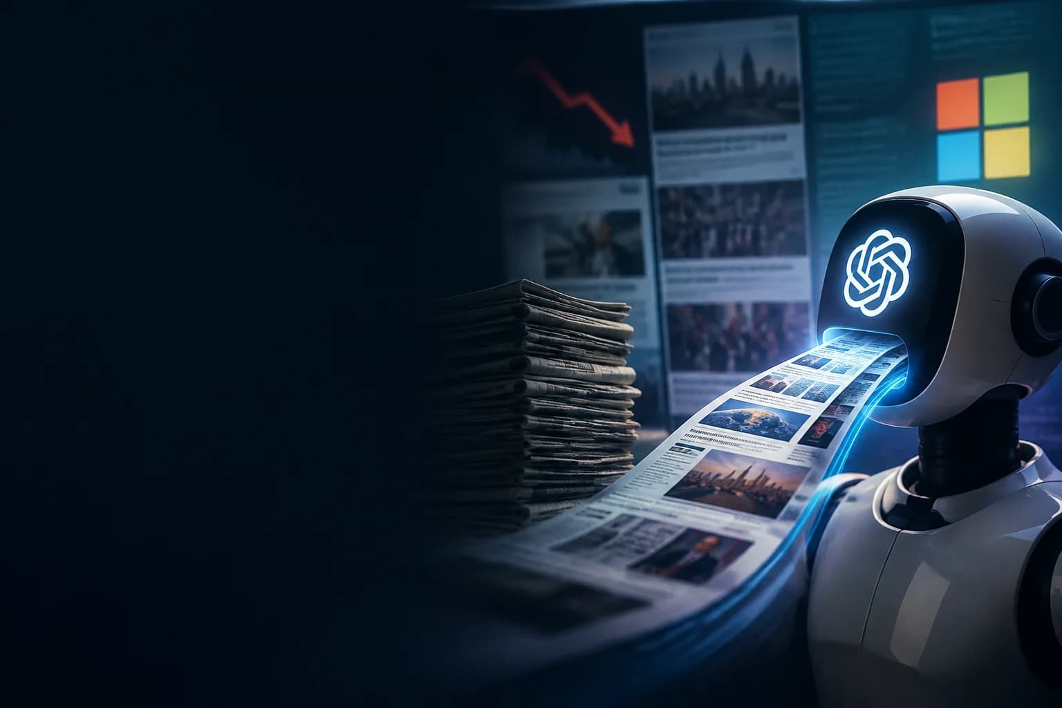 Daily Agent photo for: Microsoft and OpenAI feared AI would starve the news it feeds on