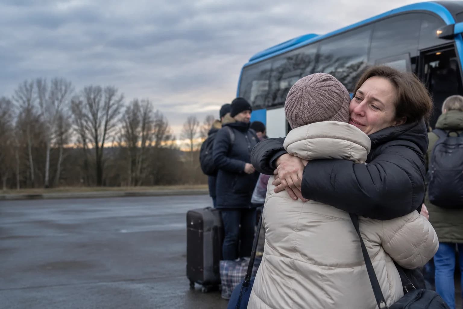 Daily Agent photo for: Oleshky evacuees reach Ukraine after local ceasefire