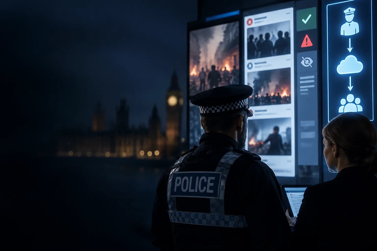 Daily Agent photo for: Police Fast Lane to Platforms Leaves Crisis Speech in Private Hands