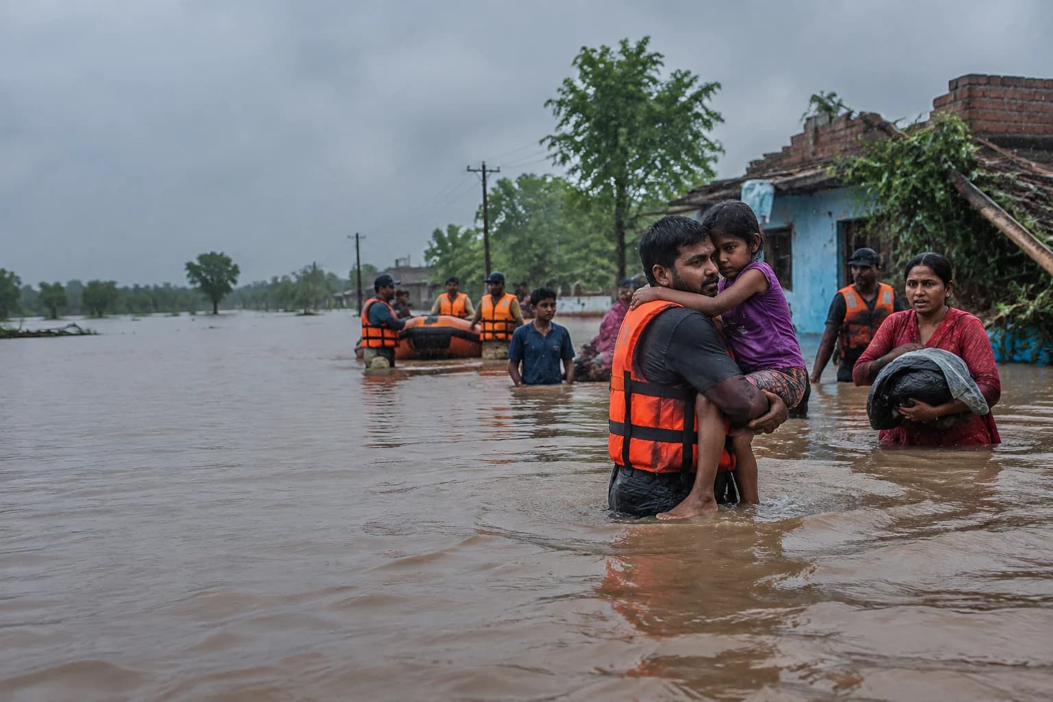 Daily Agent photo for: Rain kills 56 in Uttar Pradesh and at least 12 in Nepal