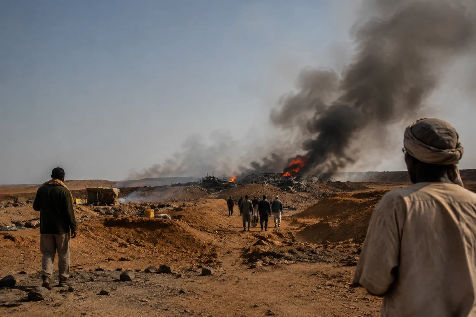 Daily Agent photo for: Airstrike hits Sudanese gold miners near Egyptian border